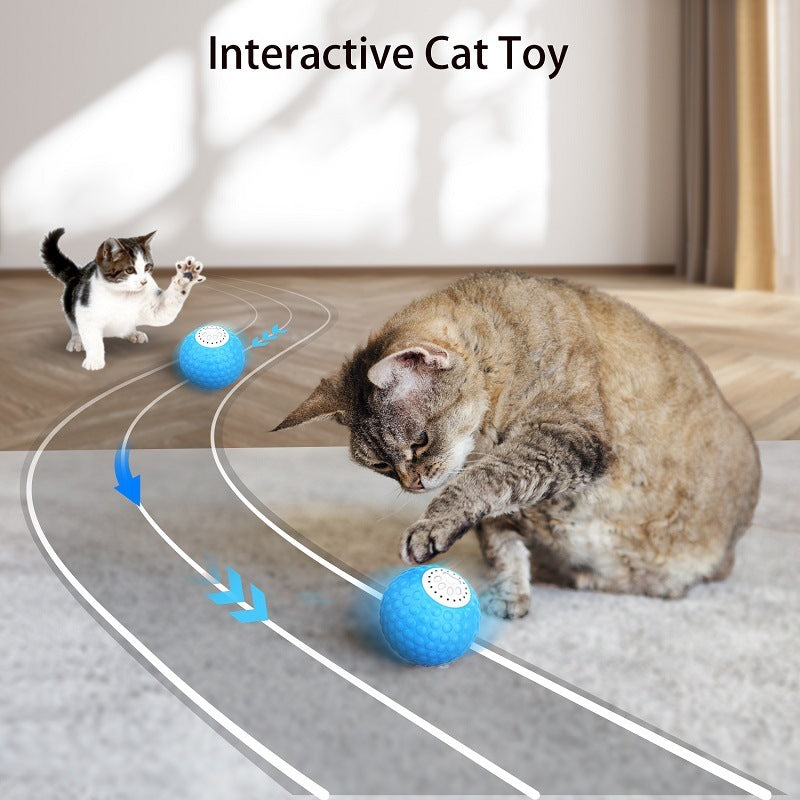 Jouet intelligent pour animal de compagnie, balle roulante pour chat, balle sonore pour chat, mise à niveau pour chat, télécommande 