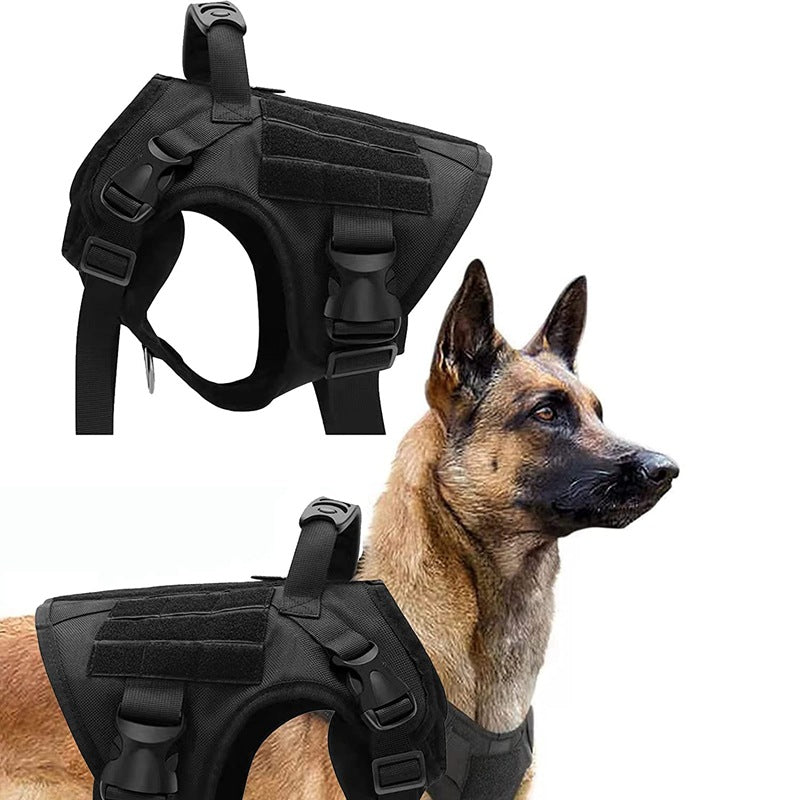 Gilet en Nylon hydrofuge, entraînement tactique, sangle de poitrine pour chien de berger allemand, antidéflagrant