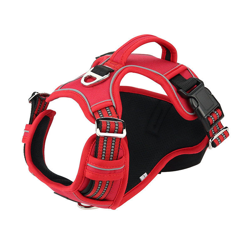 Vertical Handle Dog Traction Vest Explosion-proof Pet Sports Chest Strap