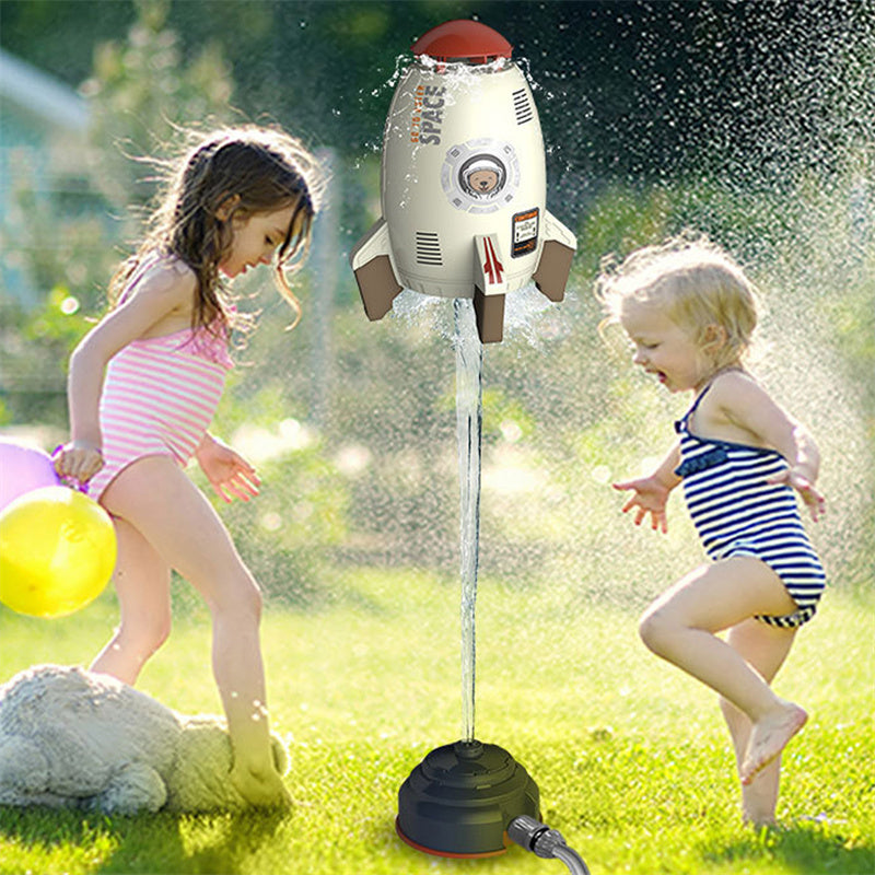 Juguetes lanzacohetes Cohete al aire libre Elevación de presión de agua Juguete aspersor Interacción divertida en césped y jardín Juguetes para rociar agua para niños Gadgets de verano