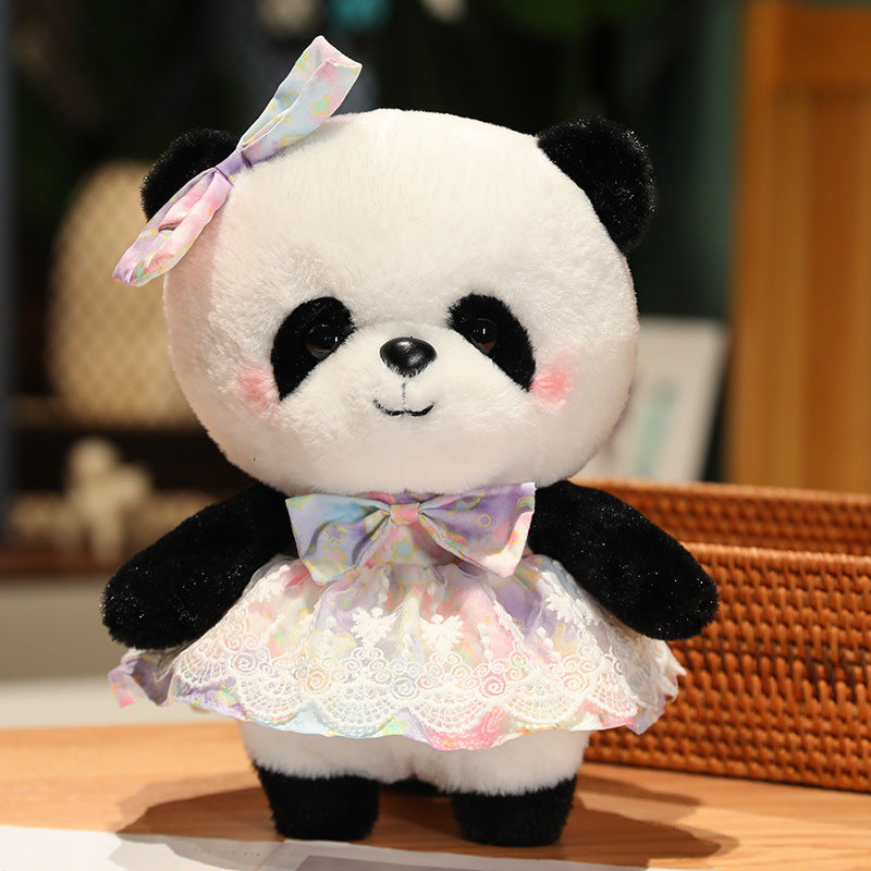 Princess Skirt Panda Doll Plush Toy Panda Children's Day Gift