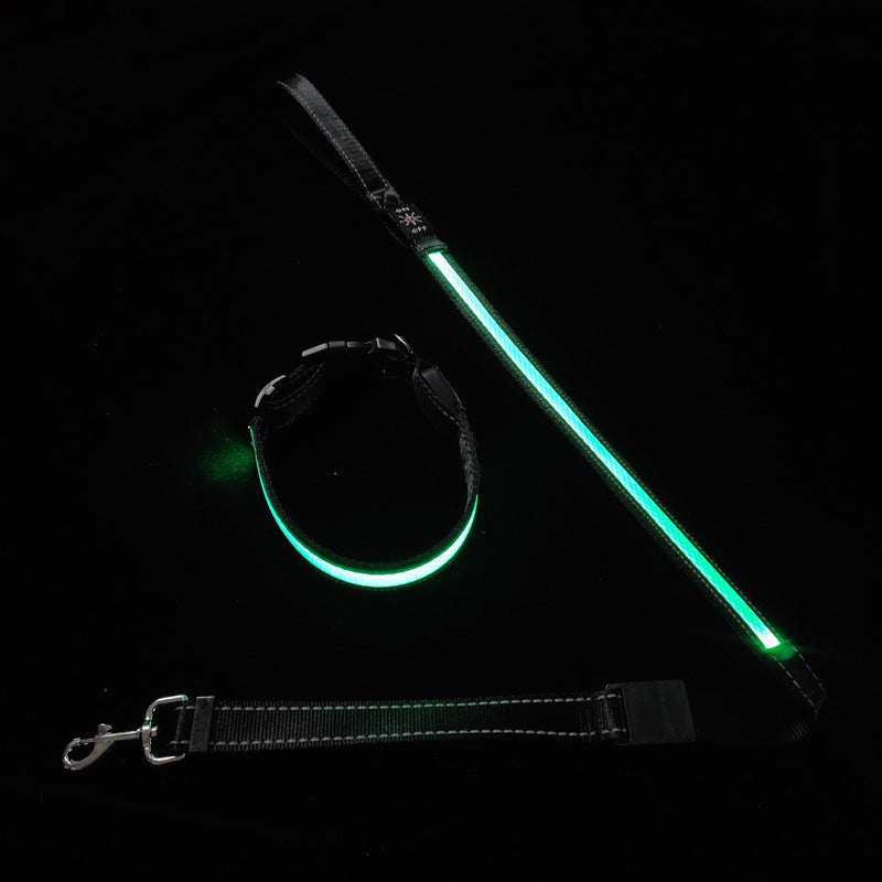 USB Charging Telescopic And Portable Pet Collar Suit