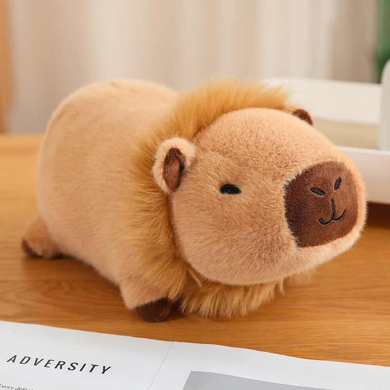 Bee Toast Transformation Lying Capabala Plush Doll Toast Capybara