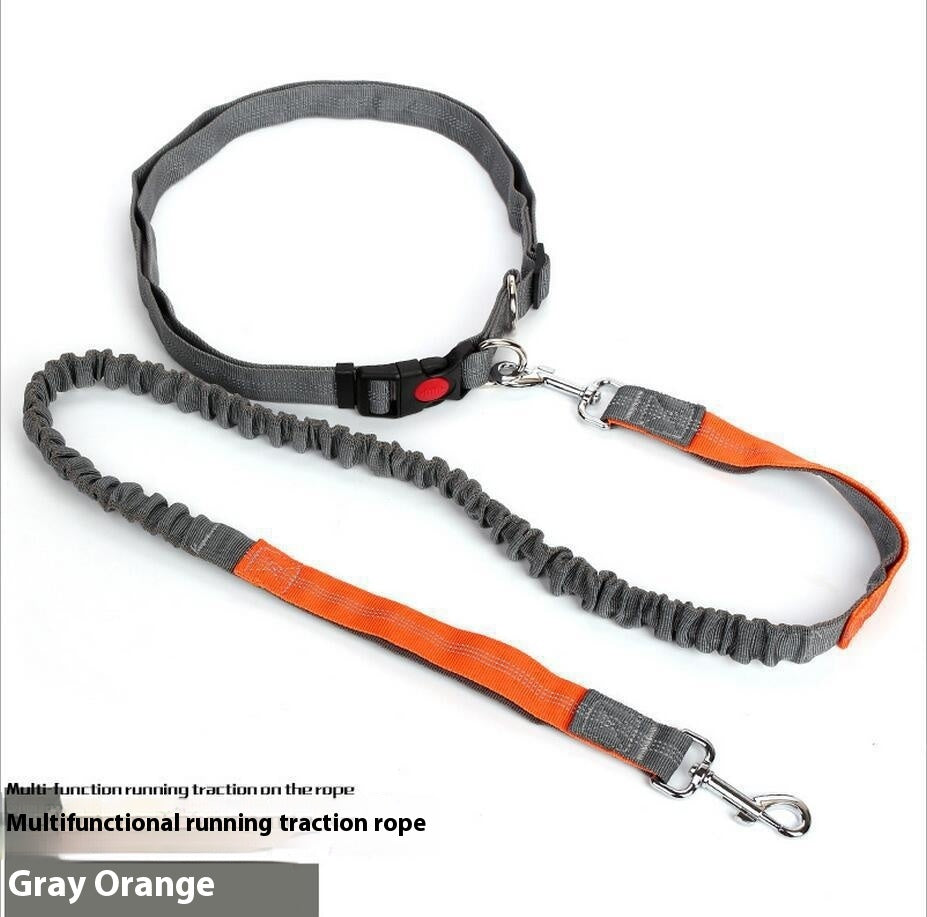 With Elastic Night Reflective Filament Sling Supplies Outdoor Running Dog Leash