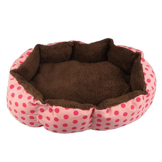 Cama cálida de felpa suave para mascotas, perros, cachorros y gatos