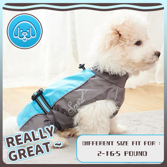 Chaqueta de perforación para perros, impermeable para cachorros, abrigo de lluvia para Chihuahua, ropa para perros, ropa de surf para Doberman, chaqueta, mono impermeable para mascotas