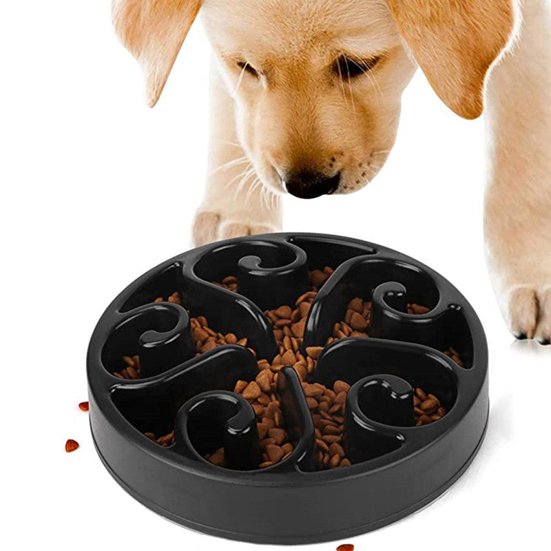 Gamelle pour chien de compagnie, gamelle pour alimentation lente, antidérapante, anti-déglutition, gamelle écologique pour chiens de grande, moyenne et petite taille, mesure pour chiots