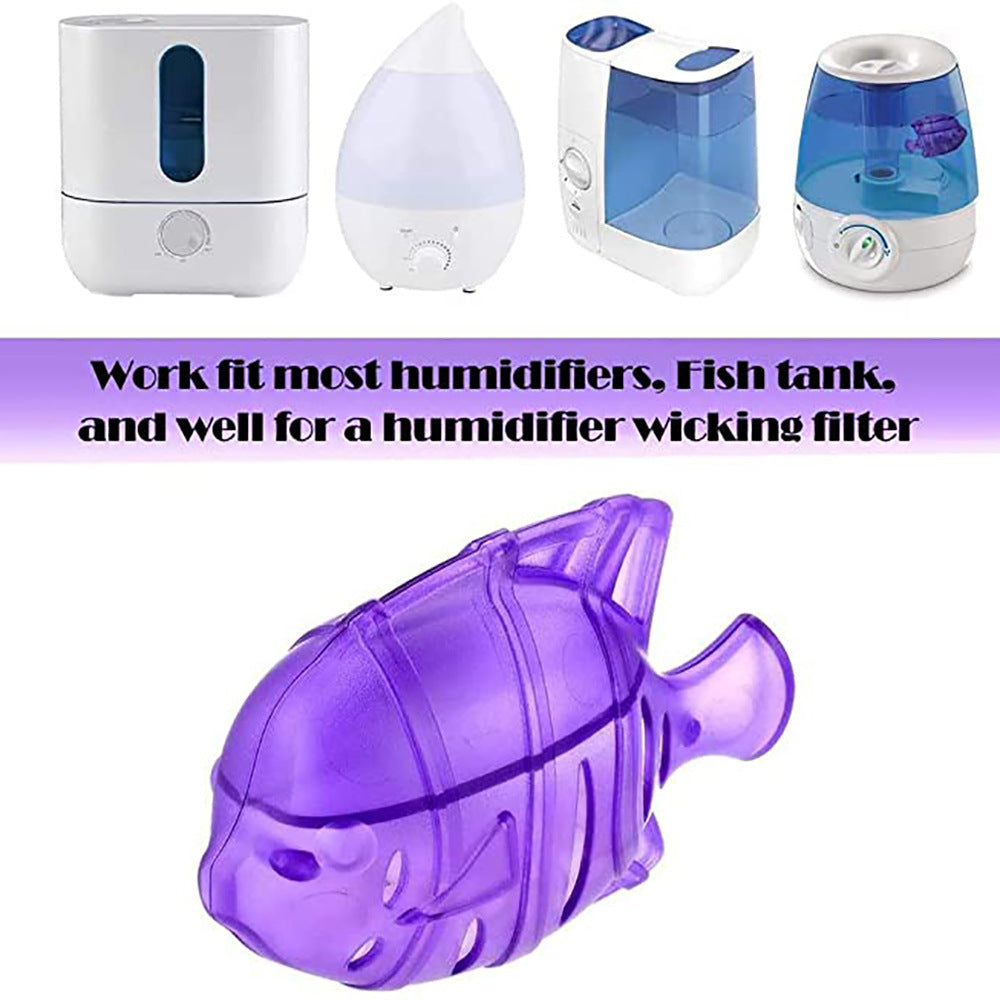 Limpie la pantalla del filtro de los accesorios del humidificador de pescado