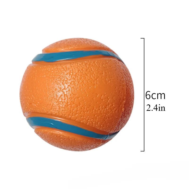 Dog Toy Ball Dog Fetch Ball Toy Tough Pet Ball Puppy Chew Toy Solid Elastic Jumping Ball Pet Accessories For Large Medium Small