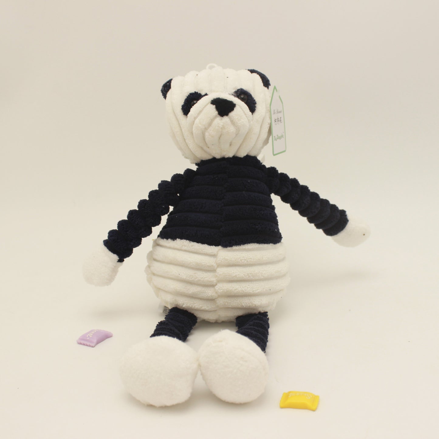 Striped animal plush toy