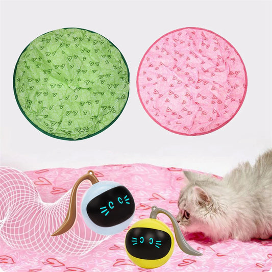 Jouets amusants et automatiques pour chat, mouvement électrique, boule roulante rebondissante, jouet interactif pour chat d'intérieur, jouet pour animaux de compagnie