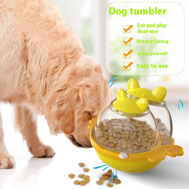 Pet Supplies Tumbler Dog Leakage Food Feeder Pet Toys