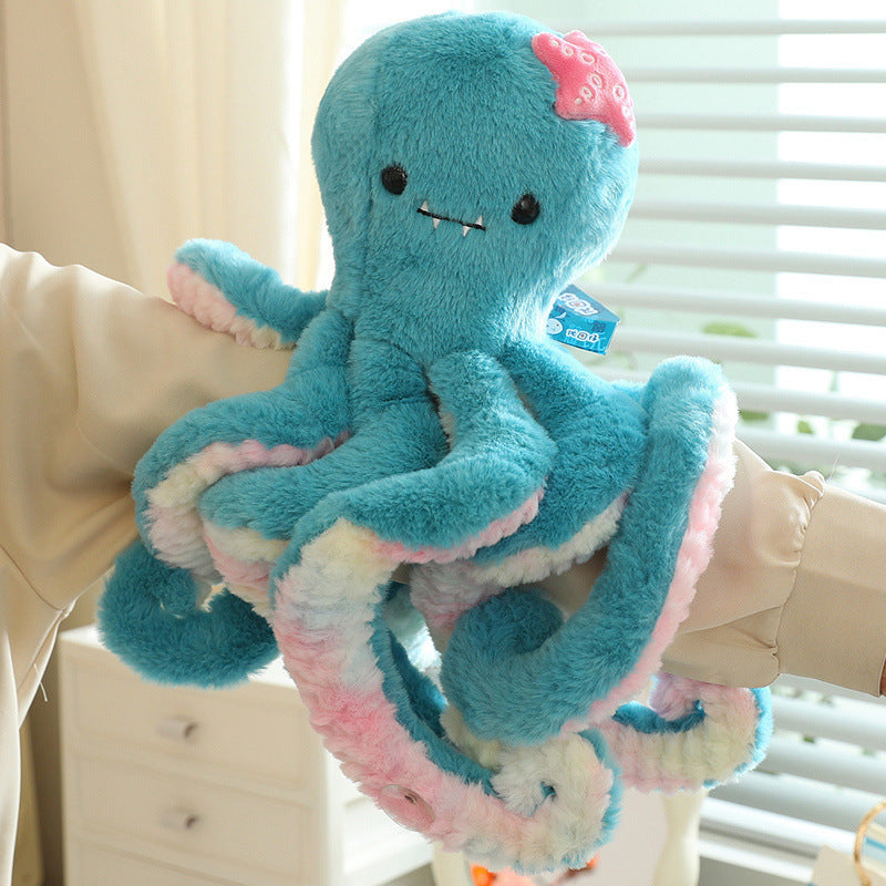 Peluche De Pulpo Con Ventosa Lindos Tentáculos De Gran Tamaño