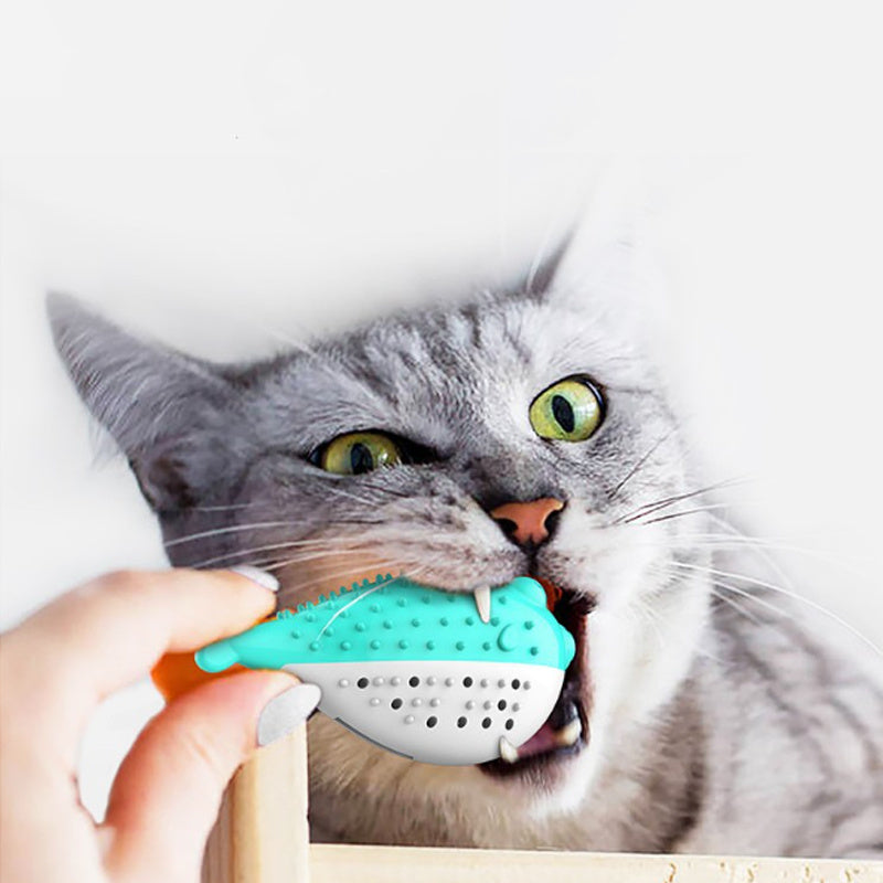 Mint Toys Grabing Toy For Chew Toys Pet Supplies Cat Teaser Toothbrush Clean Cat Fish Toys Silicone Toys Cat Toys Pet Chew Toys Pet Toys Kitten Toys Toy Cat Catnip