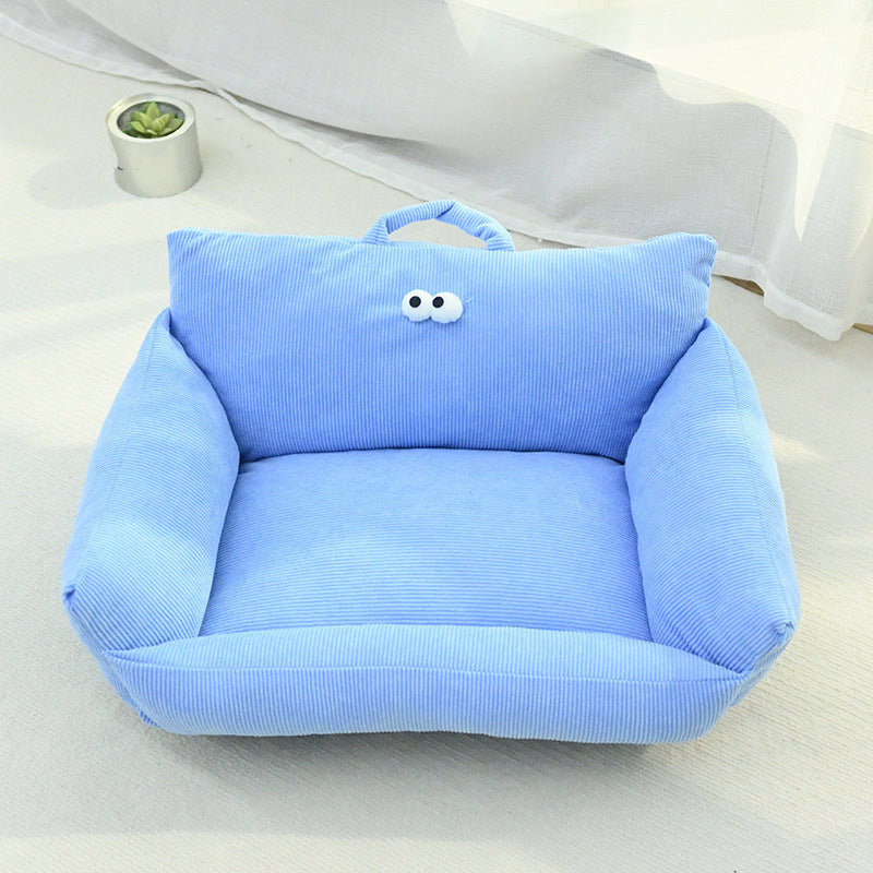 Puppy Special Sofa Kennel Winter Warm Pet Internet Celebrity Cat Nest Small Dog Dog Sleeping Mat Cushion Winter Bed