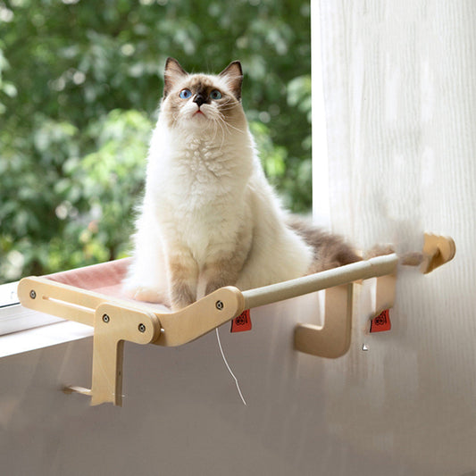 Cama colgante para gatos, balcón, ventana, mesita de noche