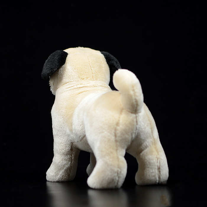 Perro de simulación lindo animal peluche juguete modelo regalo