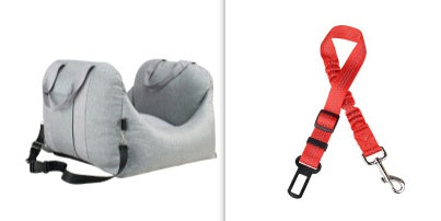 Asiento de transporte para perros y mascotas, cesta impermeable, asiento de seguridad portátil para coche, bolsas colgantes de malla para viajes, camas y sofás transpirables