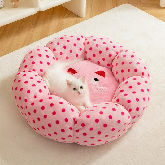 Arena para gatos universal para todas las estaciones, cama de princesa totalmente acolchada para que los gatos duerman en verano, suministros para mascotas al por mayor