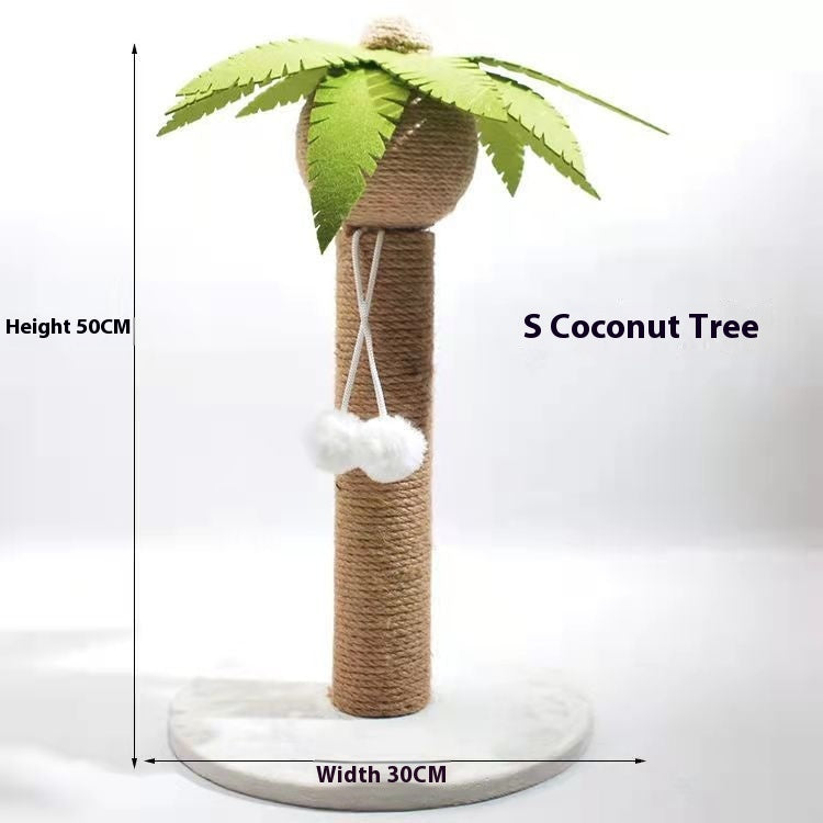 Masson Cactus Cat Scratch Board Sisal Scratching Pole Climber pour animal de compagnie Chat Chat Jouet Fournitures Broyage Griffes Grattage