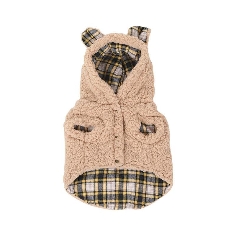 Winter Fleece-lined Pet Clothes