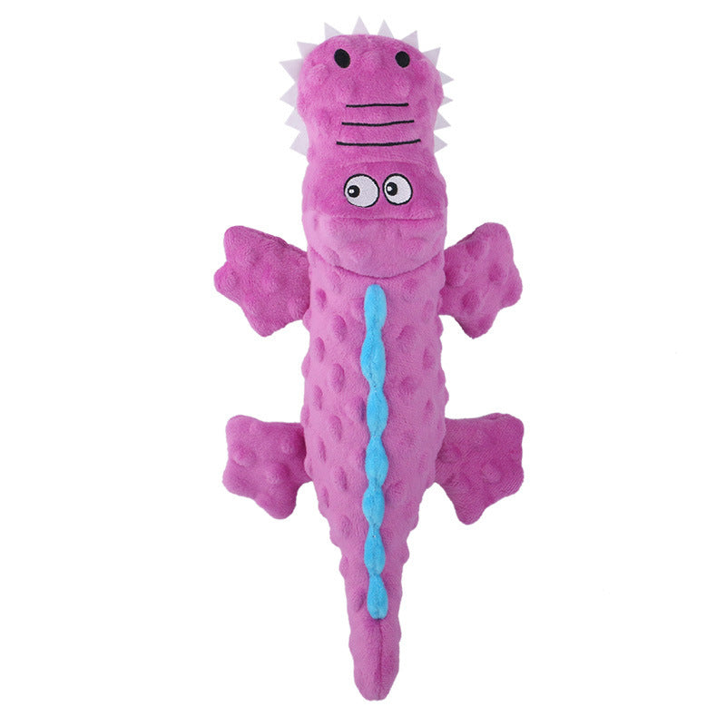 New Pet Plush Toy With Sound Grinding Teeth Bite Resistance Cute Cartoon