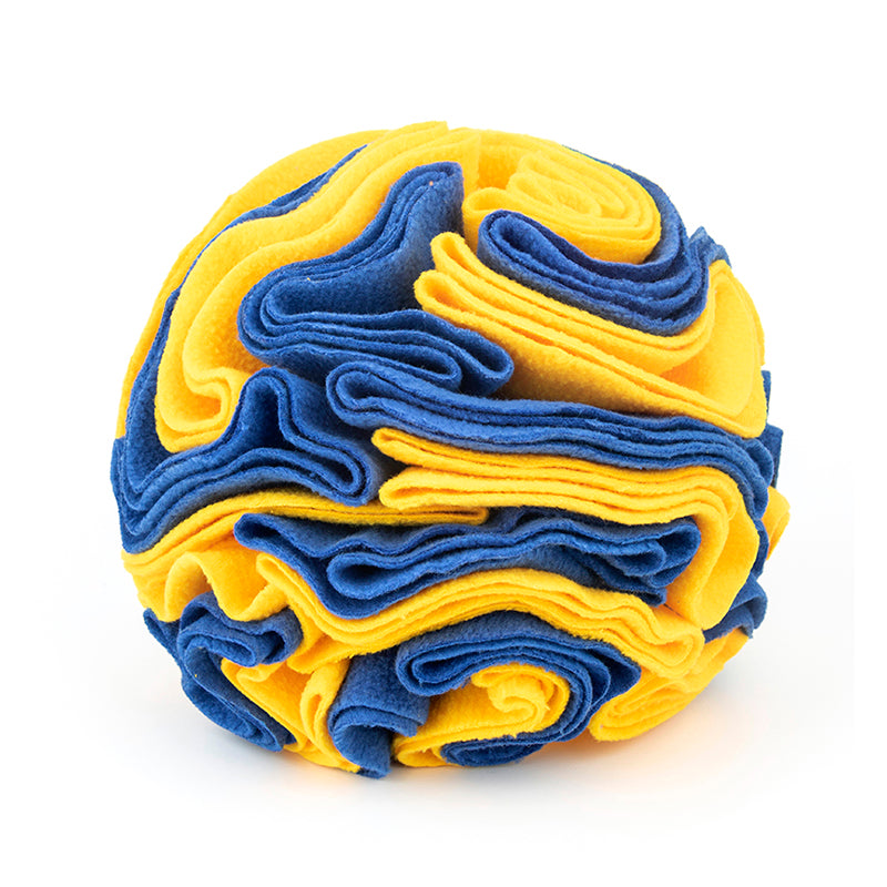 Snuffle Ball Juguetes interactivos para perros Bola Cerebro de perro Estimulante mental Rompecabezas Juguetes para perros Juego de enriquecimiento Estera de alimentación para aliviar el estrés Portátil Lavable a máquina