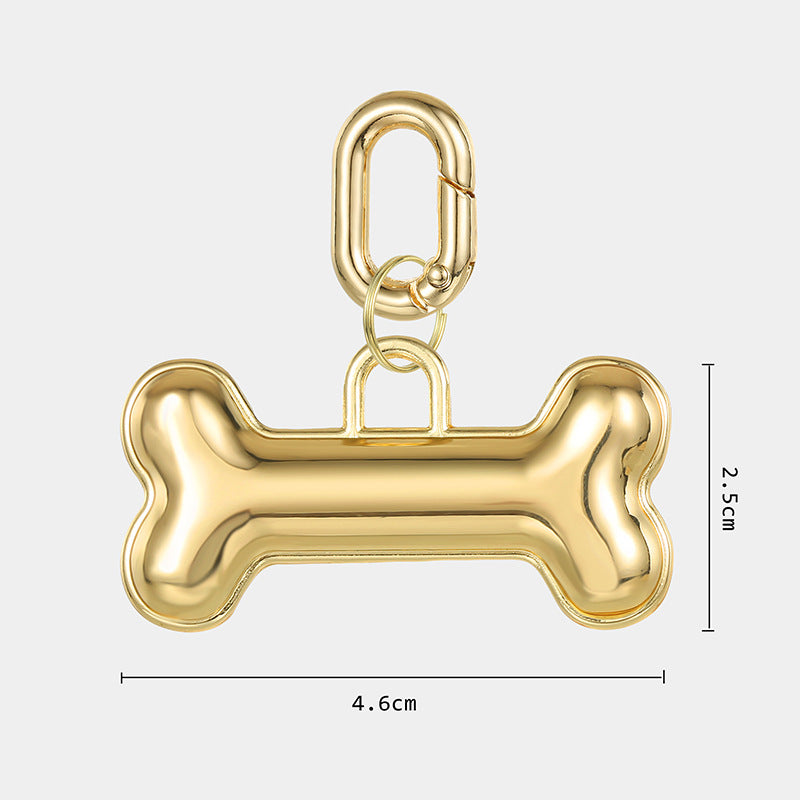 Etiqueta de identificación de perro con placa de identificación grabada antipérdida