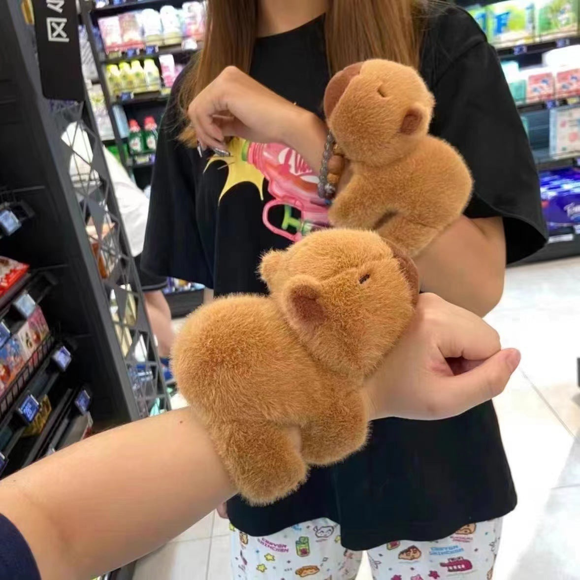 Capabala Capybara Ring Can Be Used For Curtain Buckle Emotional Stability