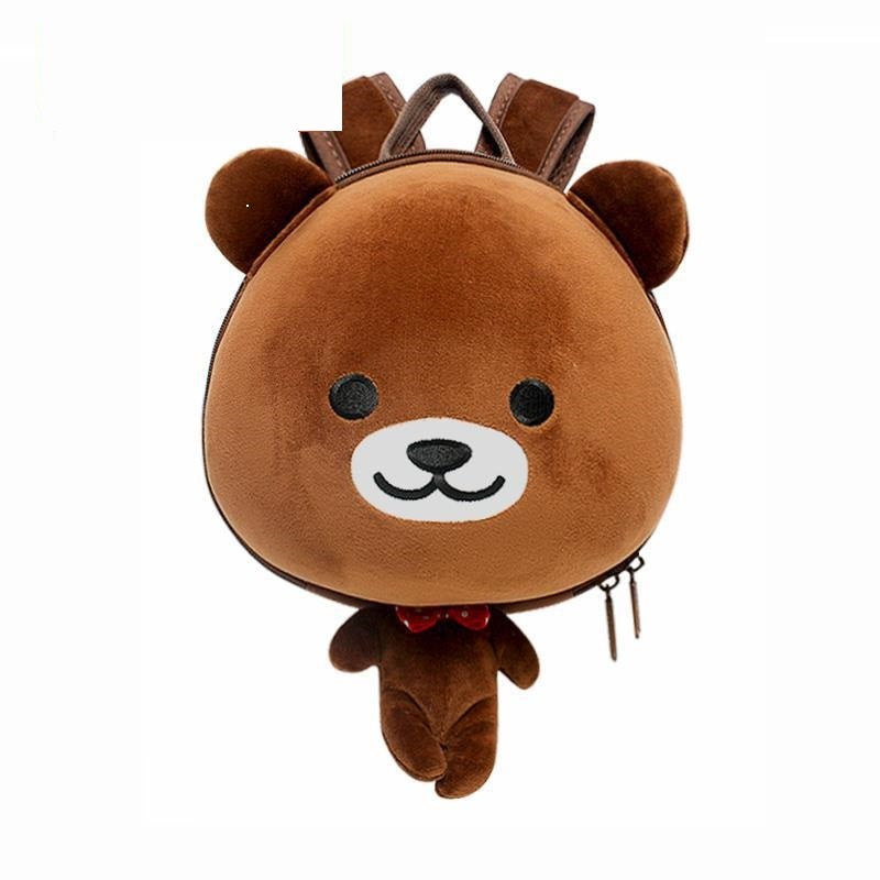 Sac à dos animal en peluche anti-perte pour enfants de la maternelle