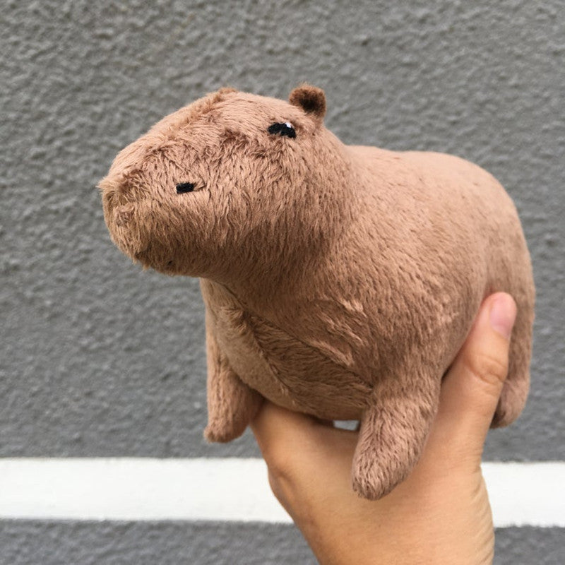 Simulación de Capybara, juguete de peluche, Capybara, lindo Animal PEQUEÑO, muñeca, regalo para niños, decoración