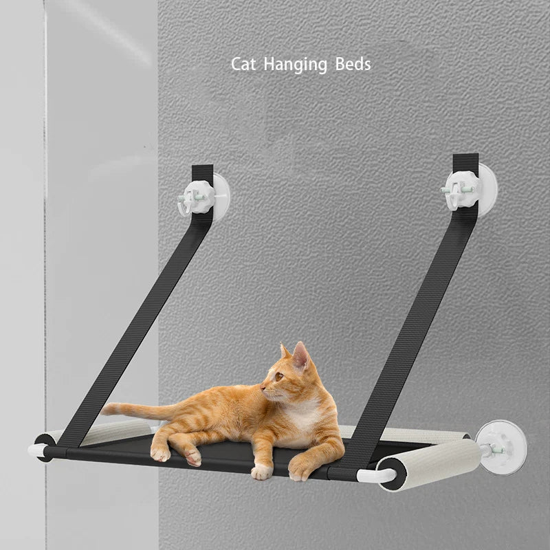 New Suction Cup Cat Hammock Foldable Hammock Hanging Cat Nest Cat Bed Balcony Window Glass Cat Hammock