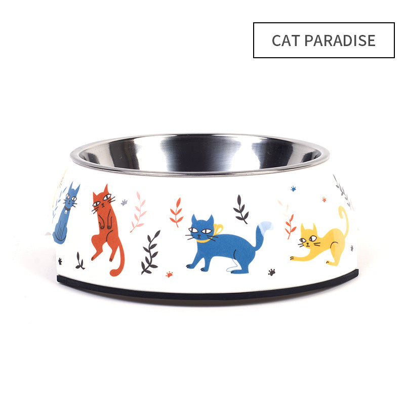 Food grade stainless steel pet dog bowl