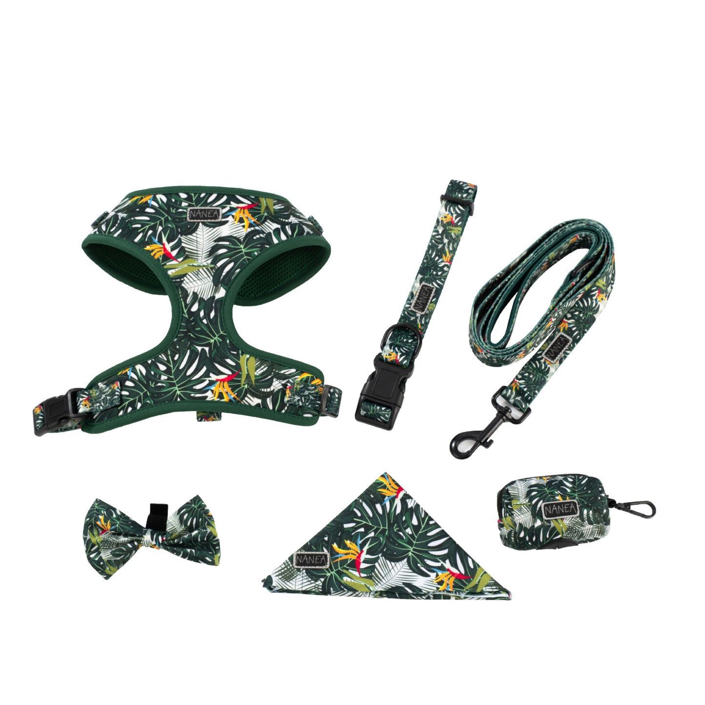 Adjustable Vest Pet Harness Haulage Rope Package