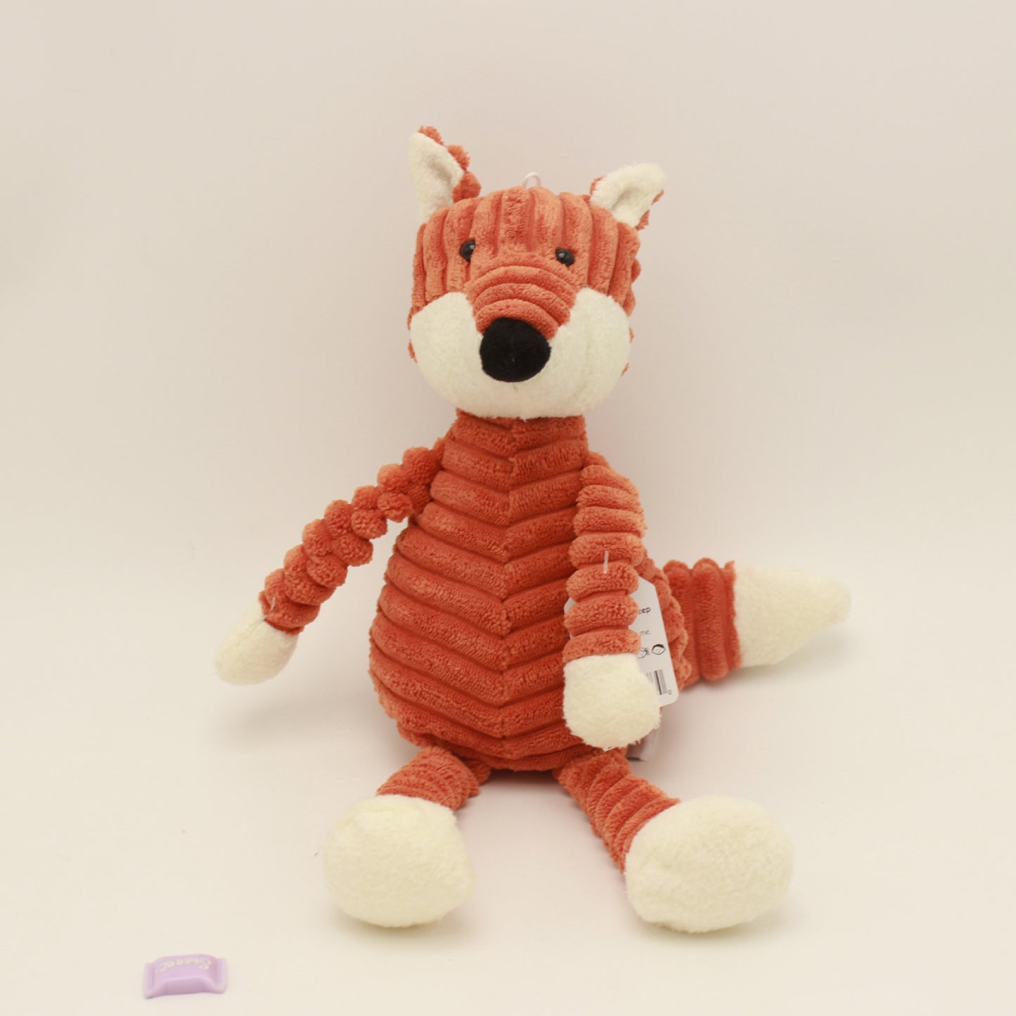 Striped animal plush toy