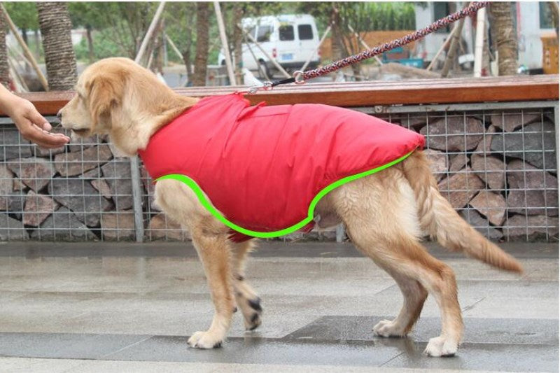 Ropa para perros con abrigo de algodón de invierno