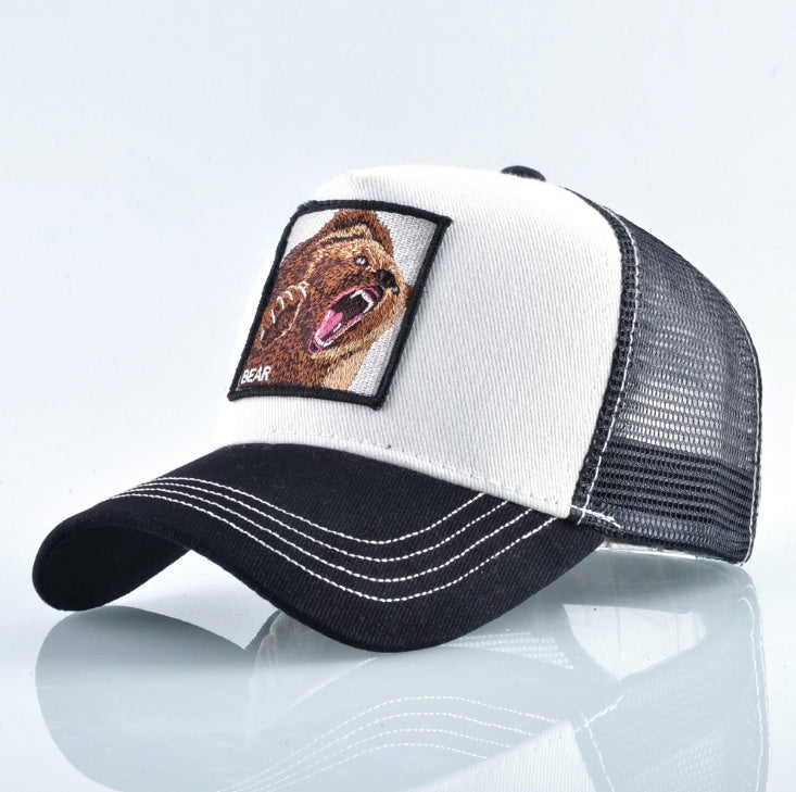 Gorra de béisbol con estampado animal