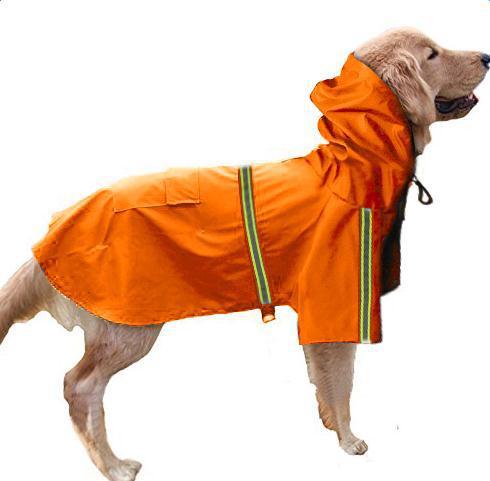 Manteau de pluie pour chien printemps et été, nouvelle cape imperméable pour chien, imperméable réfléchissant, grand imperméable pour chien