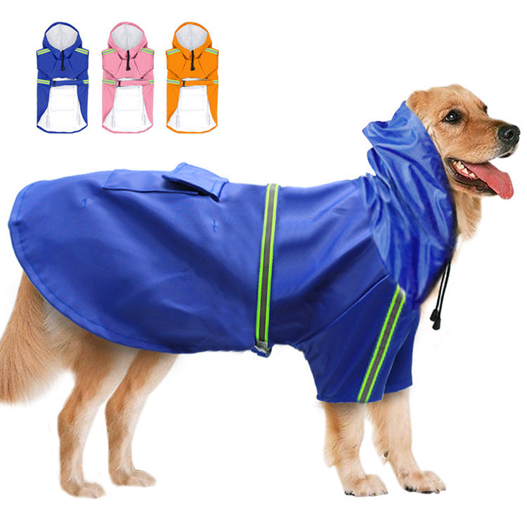 Manteau de pluie pour chien printemps et été, nouvelle cape imperméable pour chien, imperméable réfléchissant, grand imperméable pour chien