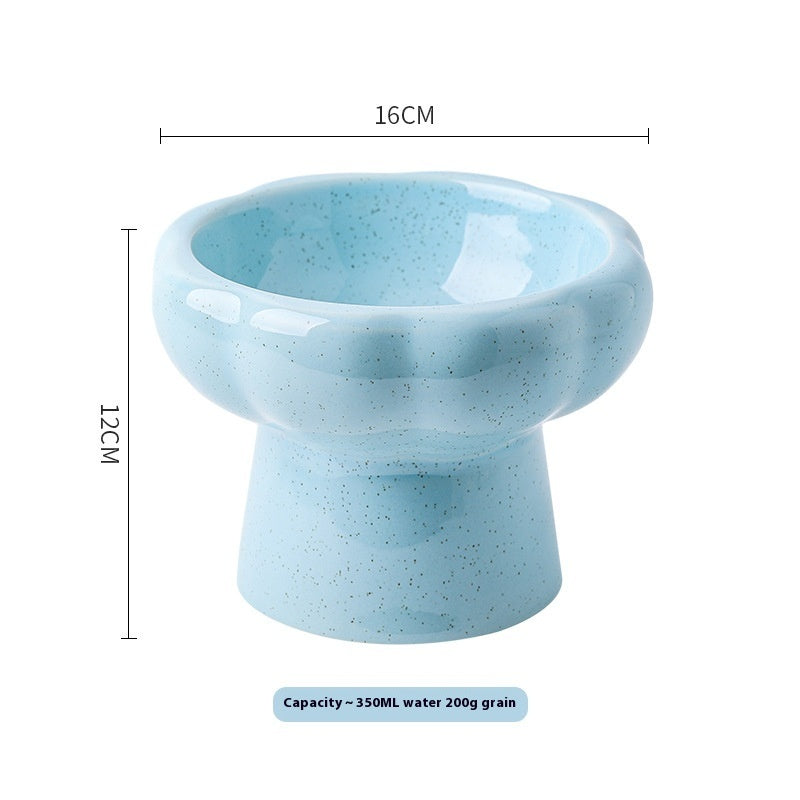 Anti-tumble Large Diameter Ceramic Pet Bowl