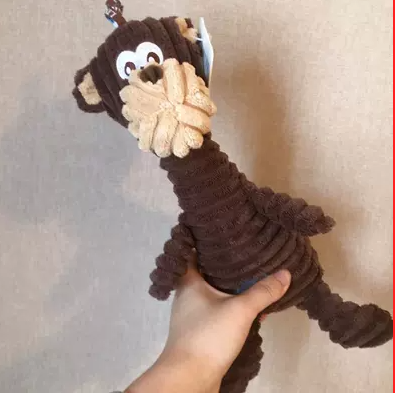 Serie Animal, mono de peluche resistente a mordeduras vocales, juguete para mascotas, Shiba Inu Corgi