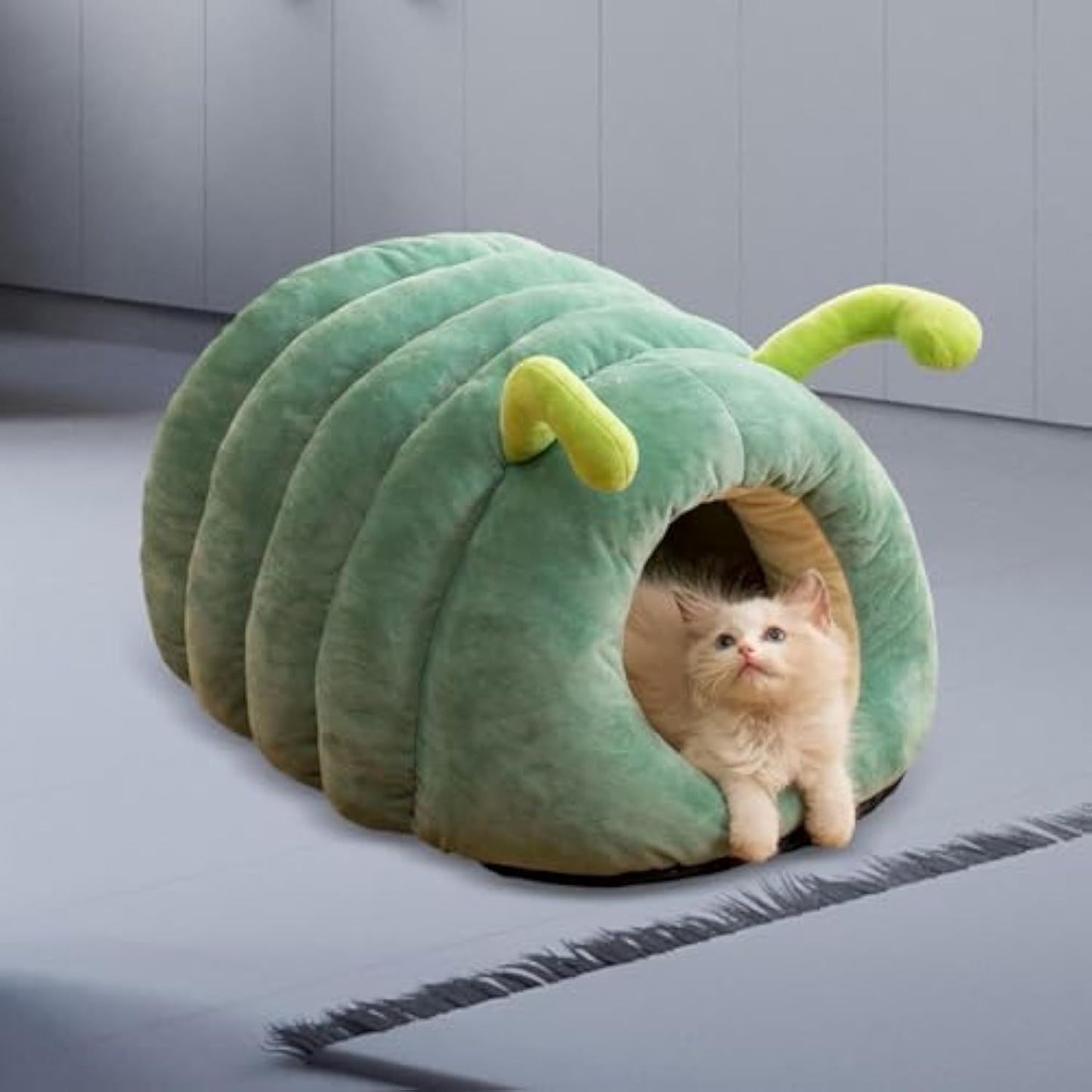 Animal Shape Cave Bed Sleeping Bed Folded Dog Nest No Deformation Hideout Kennel Pad Cat Dog House For Kitten Rabbit