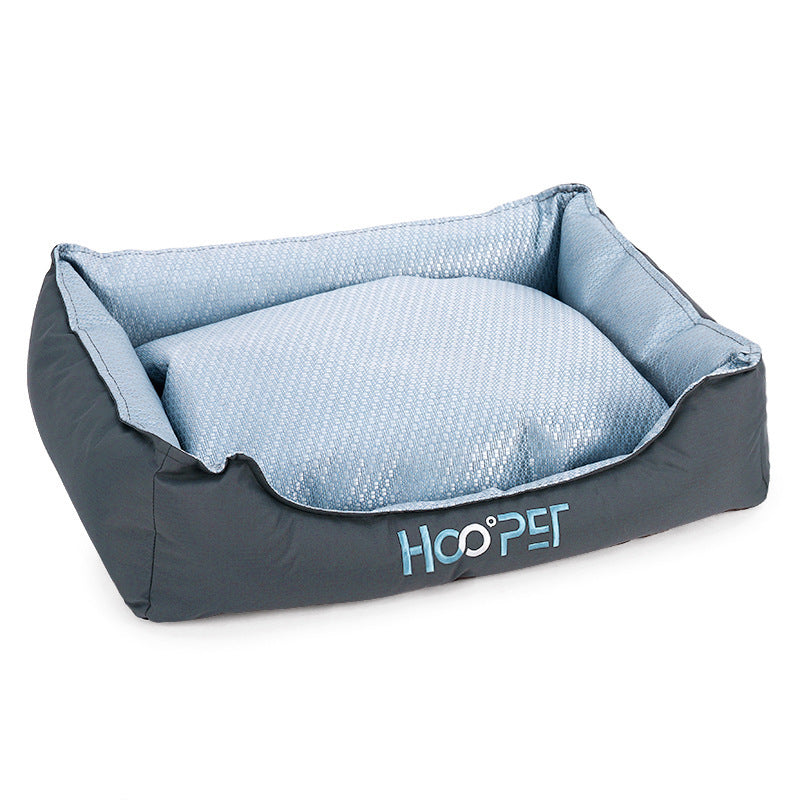 Lit pour chien Lit d'été pour animal de compagnie Niche douce pour chien Nouveau nid avec housse amovible Petit lit moyen Matelas pour chien Grotte pour chat Lit doux pour animal de compagnie