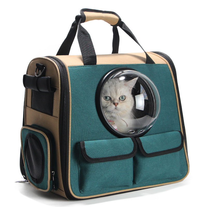 Sac à dos pour animaux de compagnie, sac spatial pour chiens et chats, sac de voyage, Cages pour animaux de compagnie