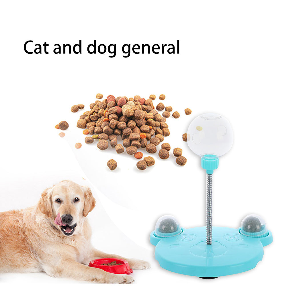 Comedero para mascotas, juguete para gatos, Bola de comida con fugas, vaso de juego automático, divertido alimentador oscilante, rompecabezas, juguetes, cuenco dispensador de entrenamiento