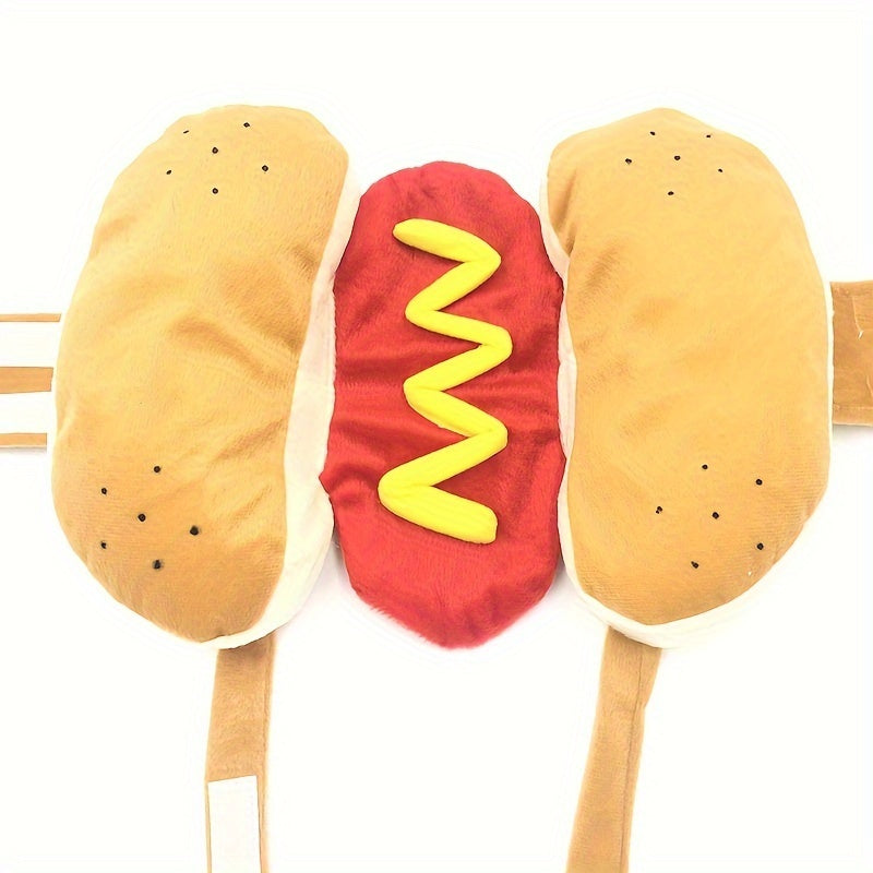 Manteau drôle pour animaux de compagnie Hot Dog Hiver Vêtements en peluche Chien Chiot Chat Costume Vêtements Vêtements pour petits chiens moyens Teckel Fête Cosplay Vêtements Fournitures pour animaux de compagnie 