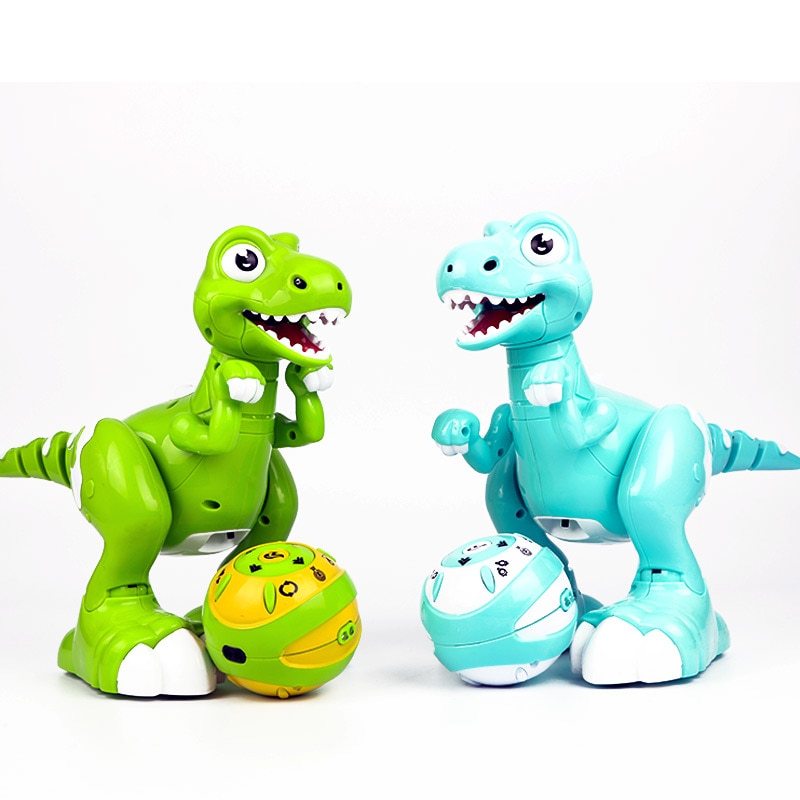 Dinosaure RC Intelligent électronique Spray musique danse 2 couleurs télécommande Dragon animaux Robots jouets pour enfants cadeau 