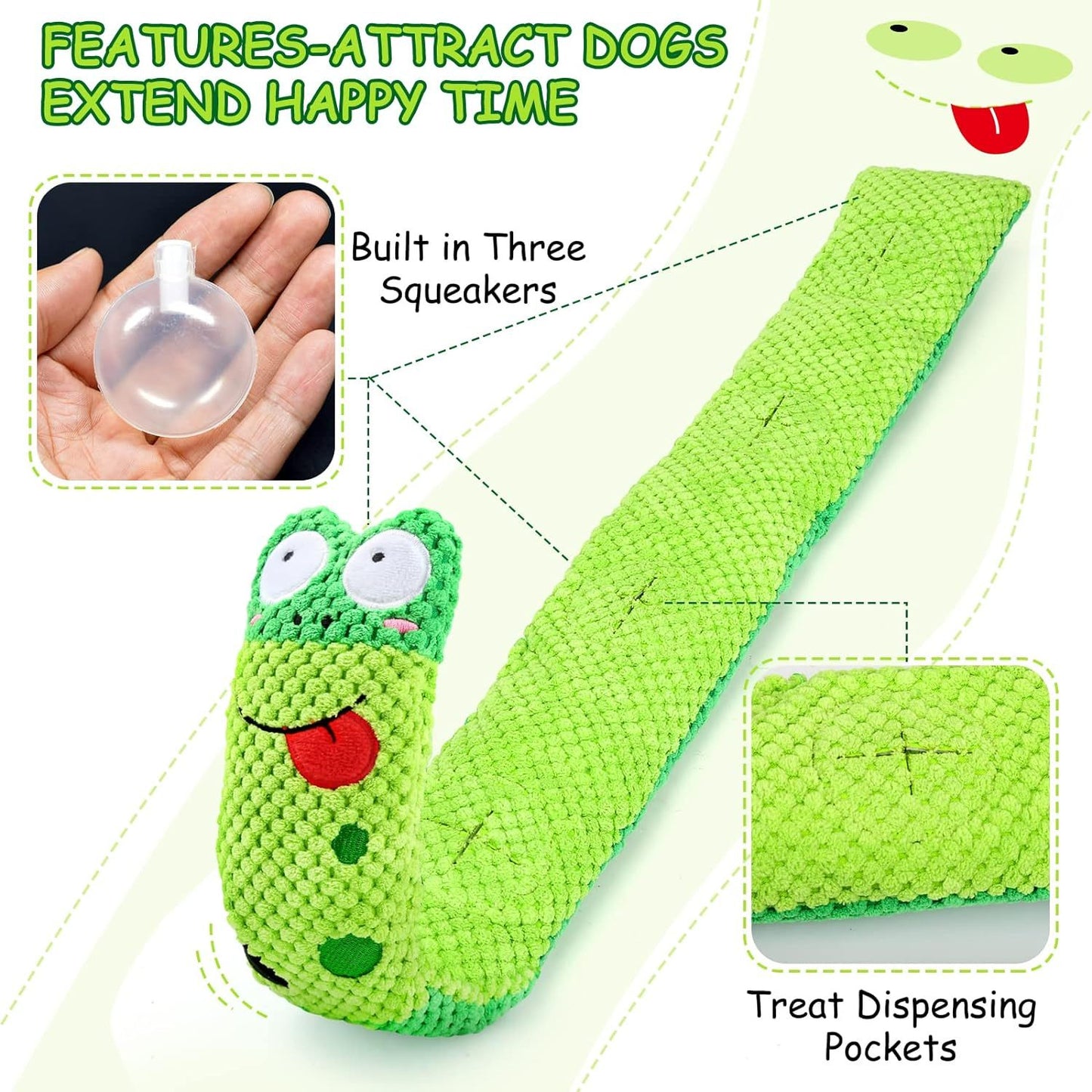 Squeak Dog Toys Stress Release Game For Boredom Dog Puzzle Toy IQ Training Snuffle Toys Foraging Instinct Training Suitable For Small Medium And Large Dogs