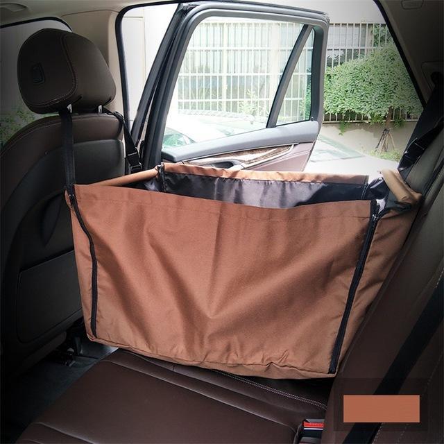 Hamaca plegable portátil de viaje para coche. Asiento de seguridad impermeable y seguro para su perro