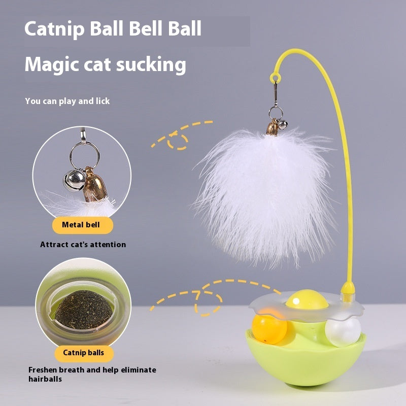 Gobelet plume drôle chat automatique chats Teaser jouet produits pour animaux de compagnie